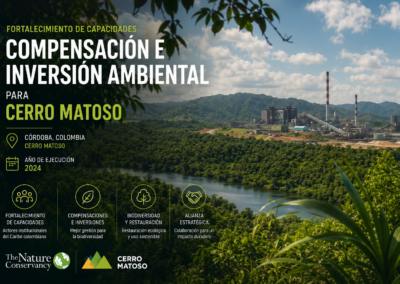 Fortalecimiento de capacidades en compensacion e invergión ambientales para Cerro Matoso