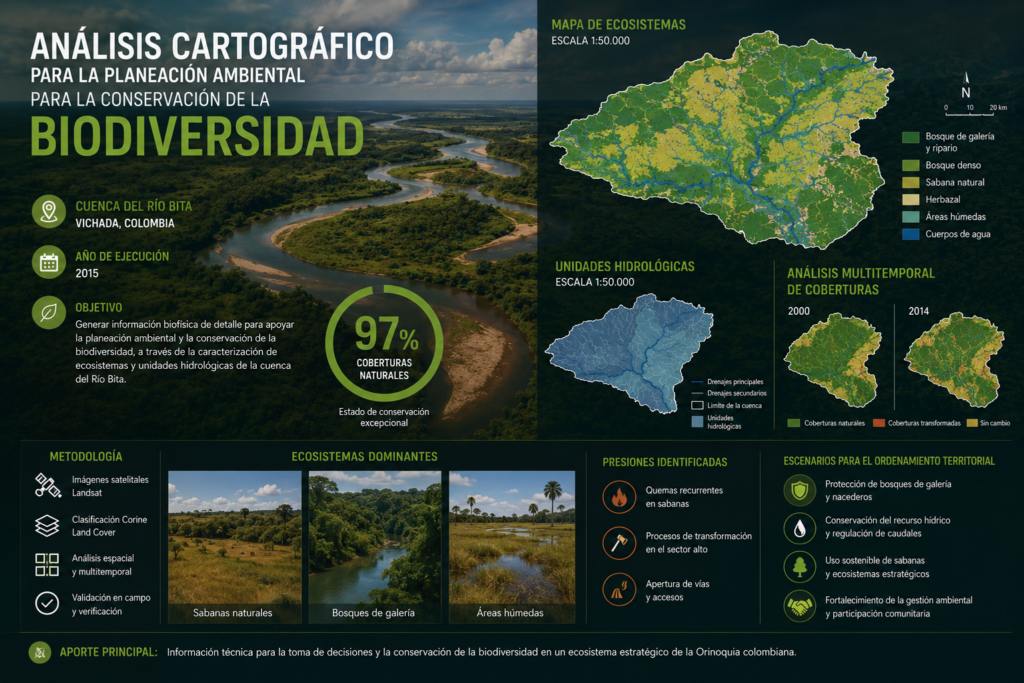 Análisis cartográfico para la planeación ambiental para la conservación de la biodiversidad