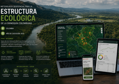 Metodología Geoespacial para la Estructura Ecológica de la Orinoquía Colombiana.