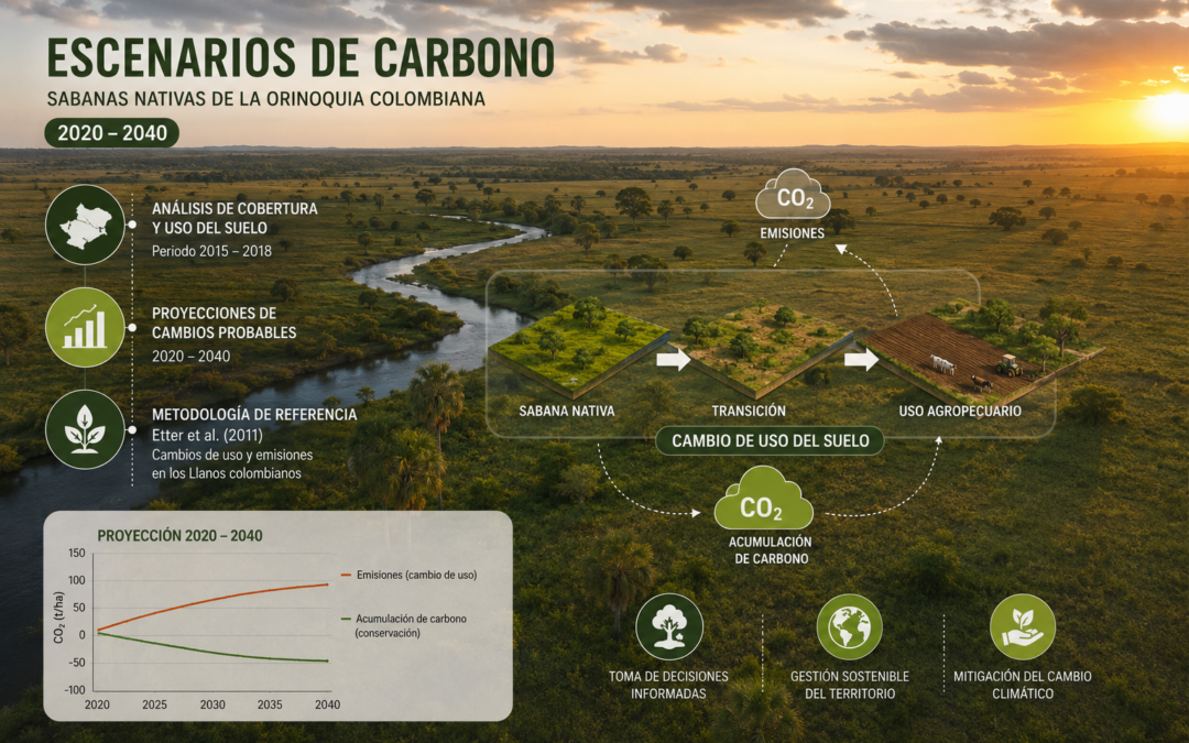 Emisiones y Acumulación de Carbono en la Orinoquía: Proyecciones Basadas en Cambios de Uso del Suelo