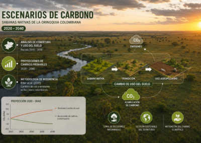 Emisiones y Acumulación de Carbono en la Orinoquía: Proyecciones Basadas en Cambios de Uso del Suelo