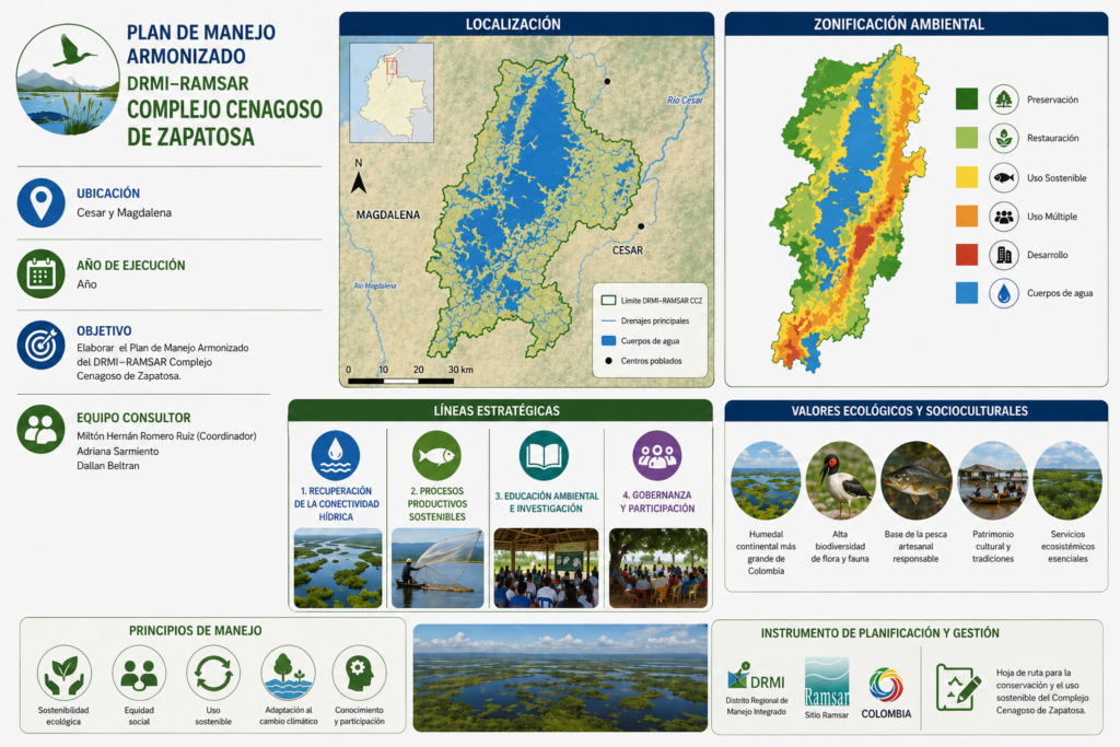 Plan de Manejo Armonizado del DRMI–RAMSAR Complejo Cenagoso de Zapatosa (DRMI–RAMSAR CCZ)