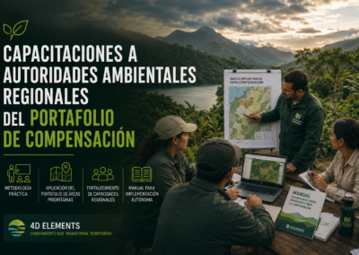 Capacitaciones a autoridades ambientales regionales del portafolio de compensación 