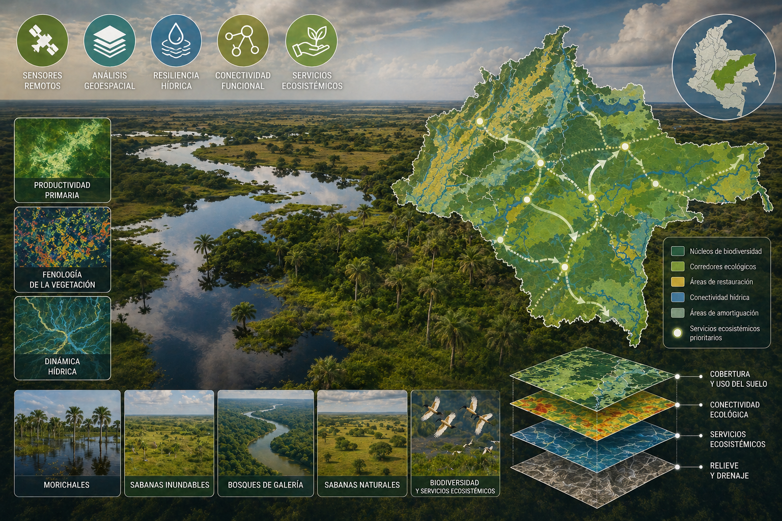 Nueva Metodología para la Estructura Ecológica para los ecosistemas de la Orinoquía Colombiana