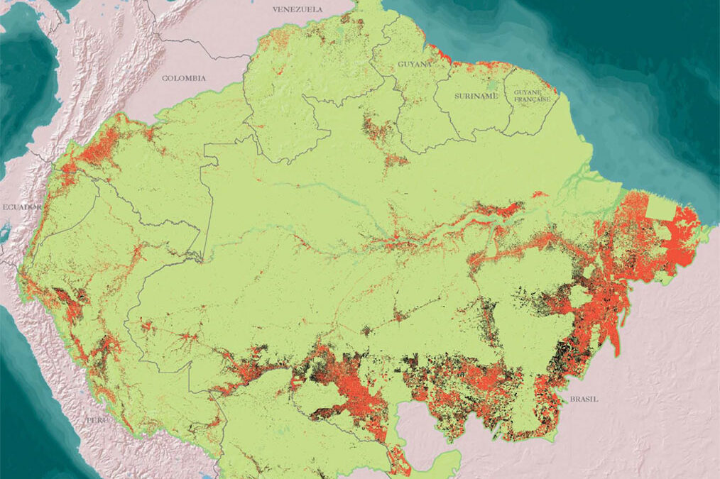 Deforestacion en la Amazonia 1970-2013