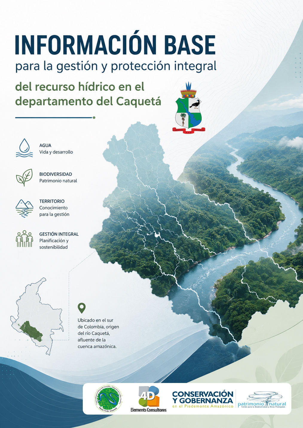 Informacion base para la gestion y proteccion integral del recurso hidrico en el departamento del Caqueta